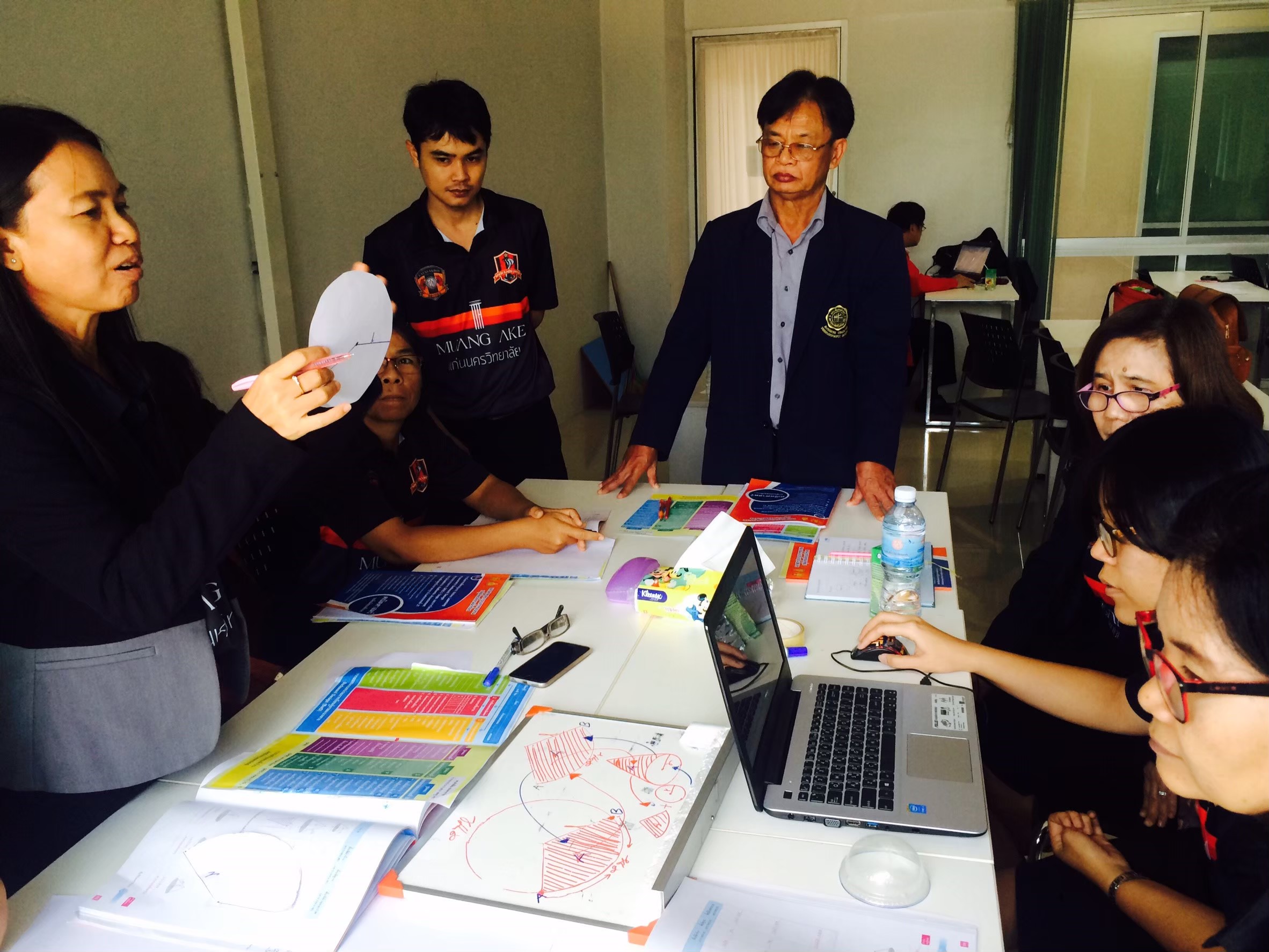 อบรมเชิงปฏิบัติการครูกลุ่มสาระคณิตศาสตร์