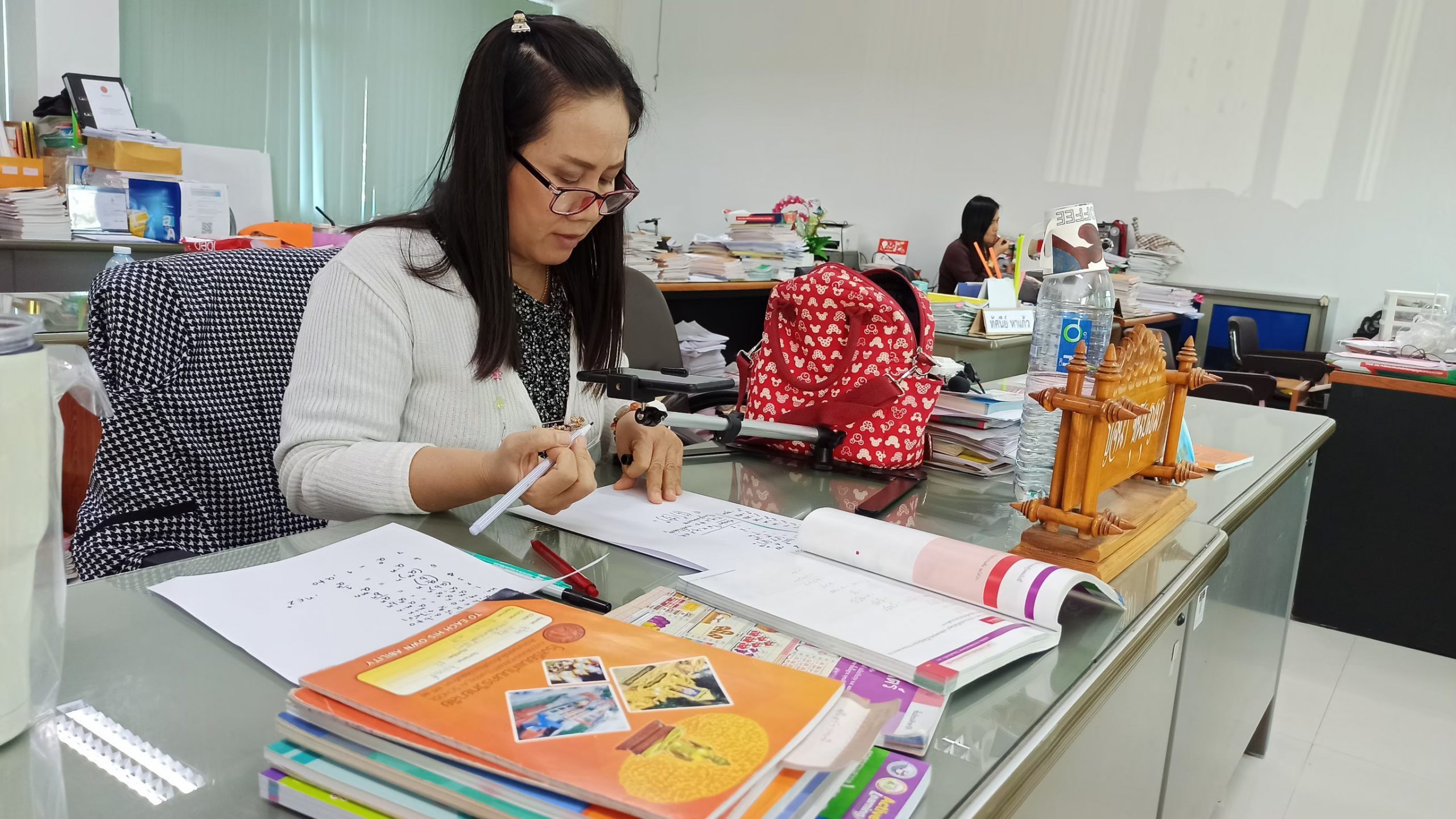 บรรยากาศการสอนออนไลน์ ช่วงเปิดเทอม 2/2563